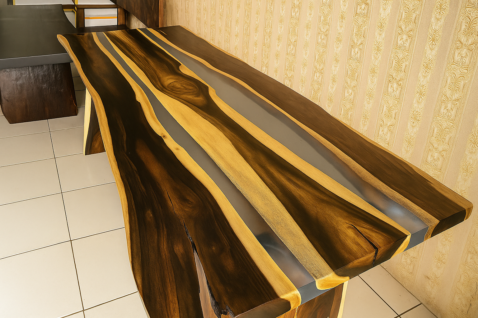 Meja epoxy resin model 9